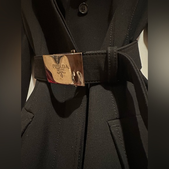 Tailored Prada Suit coat with fur trim - Picture 2 of 5